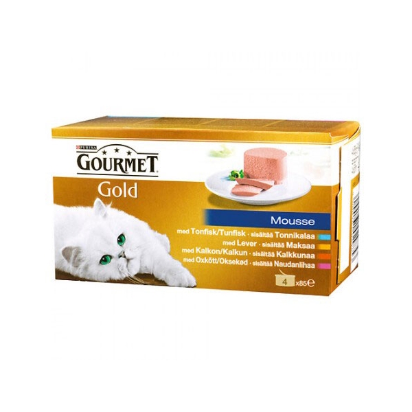 Gourmet Gold i mousse 4-p