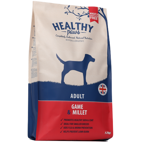 Healty Paws game & millet 2kg