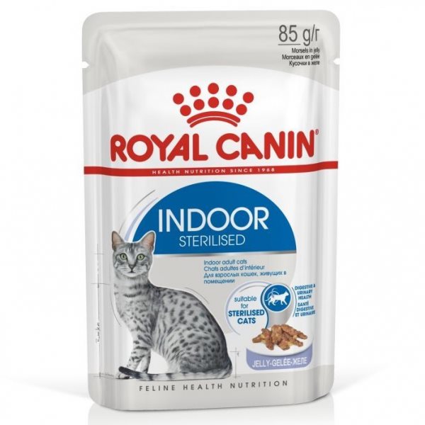 Royal Canin Våtfoder Indoor Sterilised jelly 12x85g