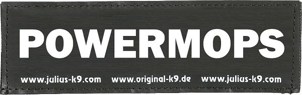 K9 label POWERMOPS 2-pack Small