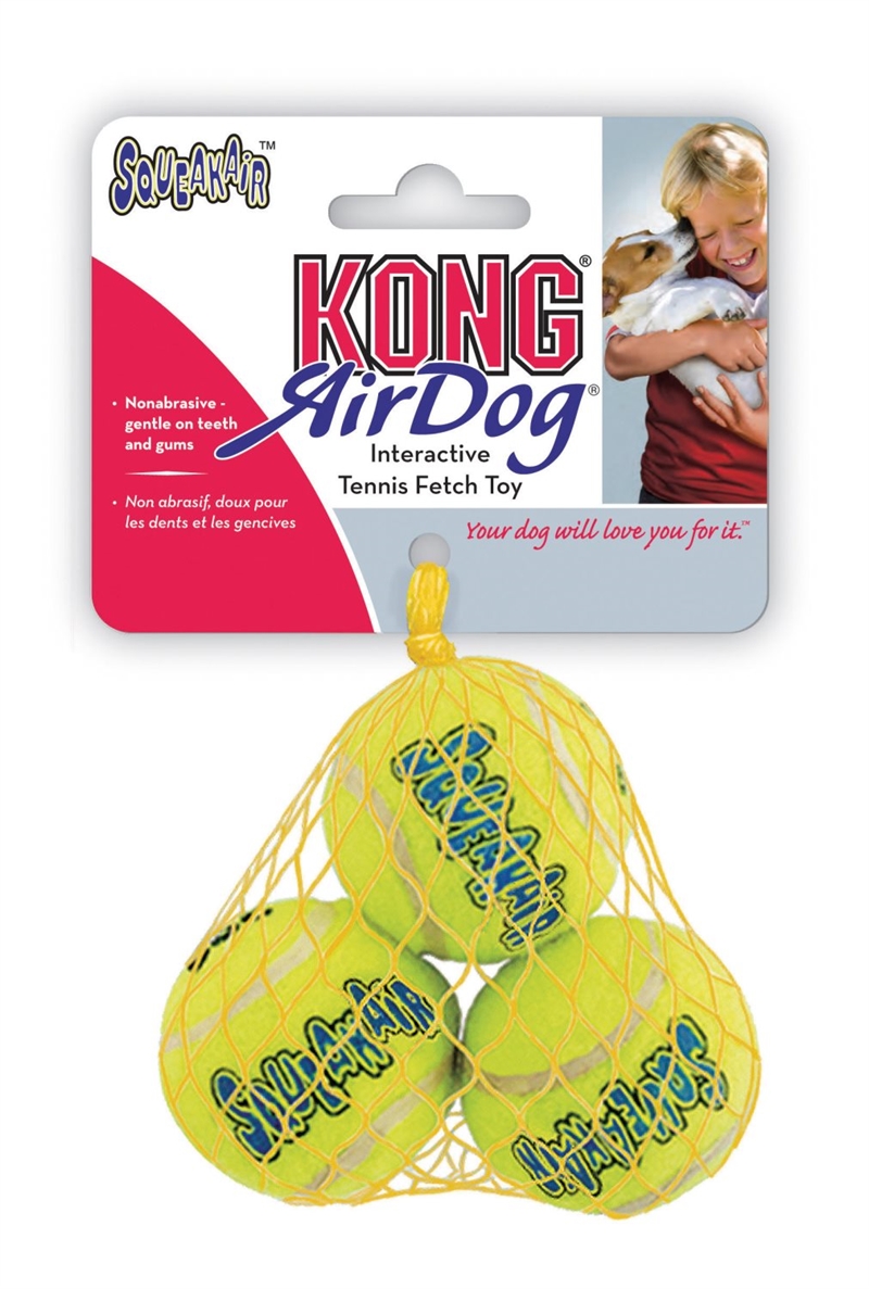 Kong Tennisboll Small med pip 5cm 3-pack