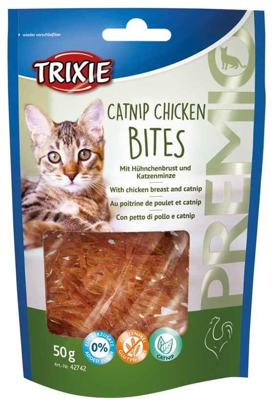 Premio Catnip Chicken Bites 50g