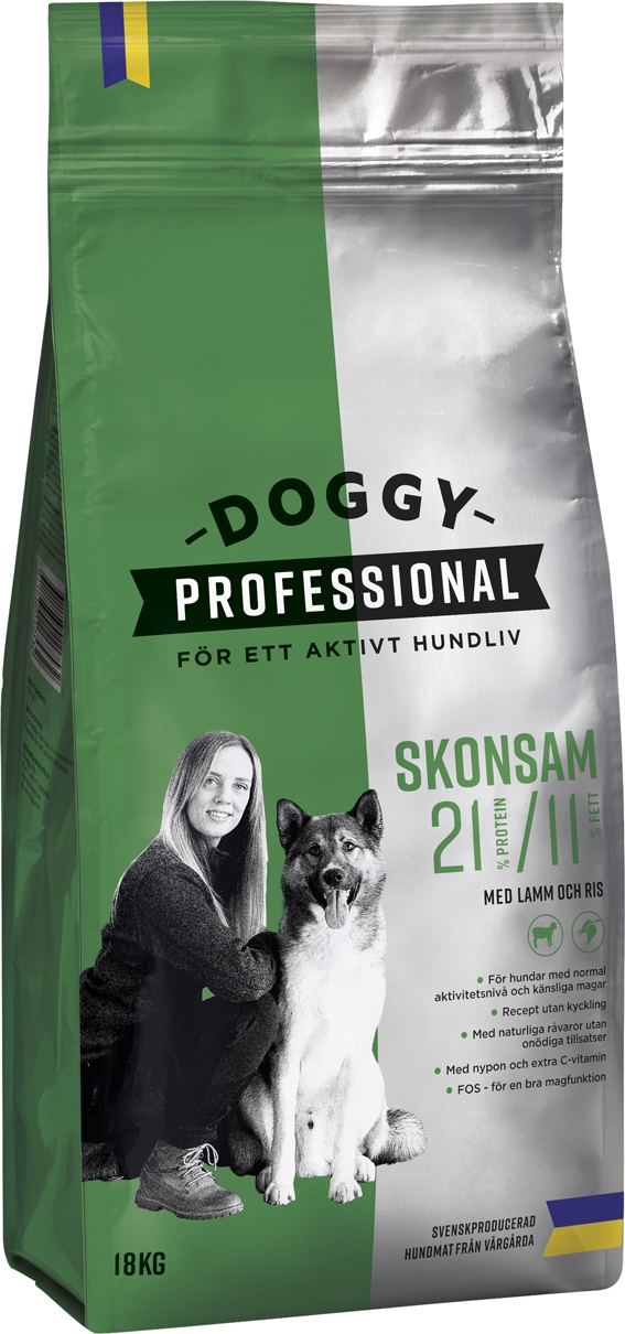 Doggy Professional Skonsam lamm&ris 18kg