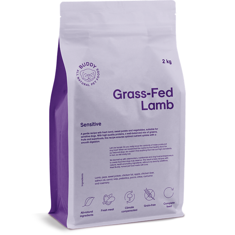 Buddy petfoods grass-fed lamb 12kg