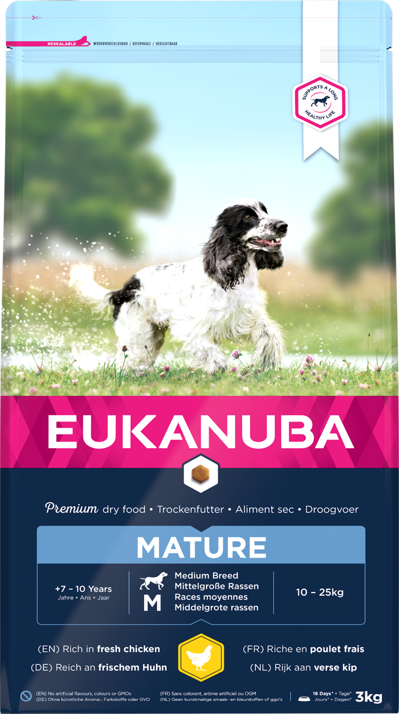 Eukanuba dog Mature medium 3kg