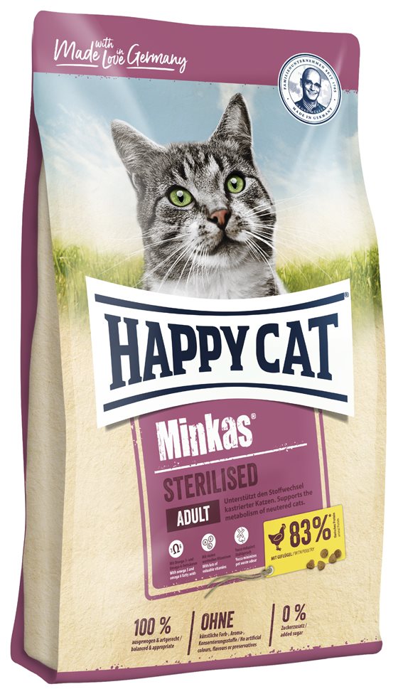Happy Cat Minkas Sterilised 10kg