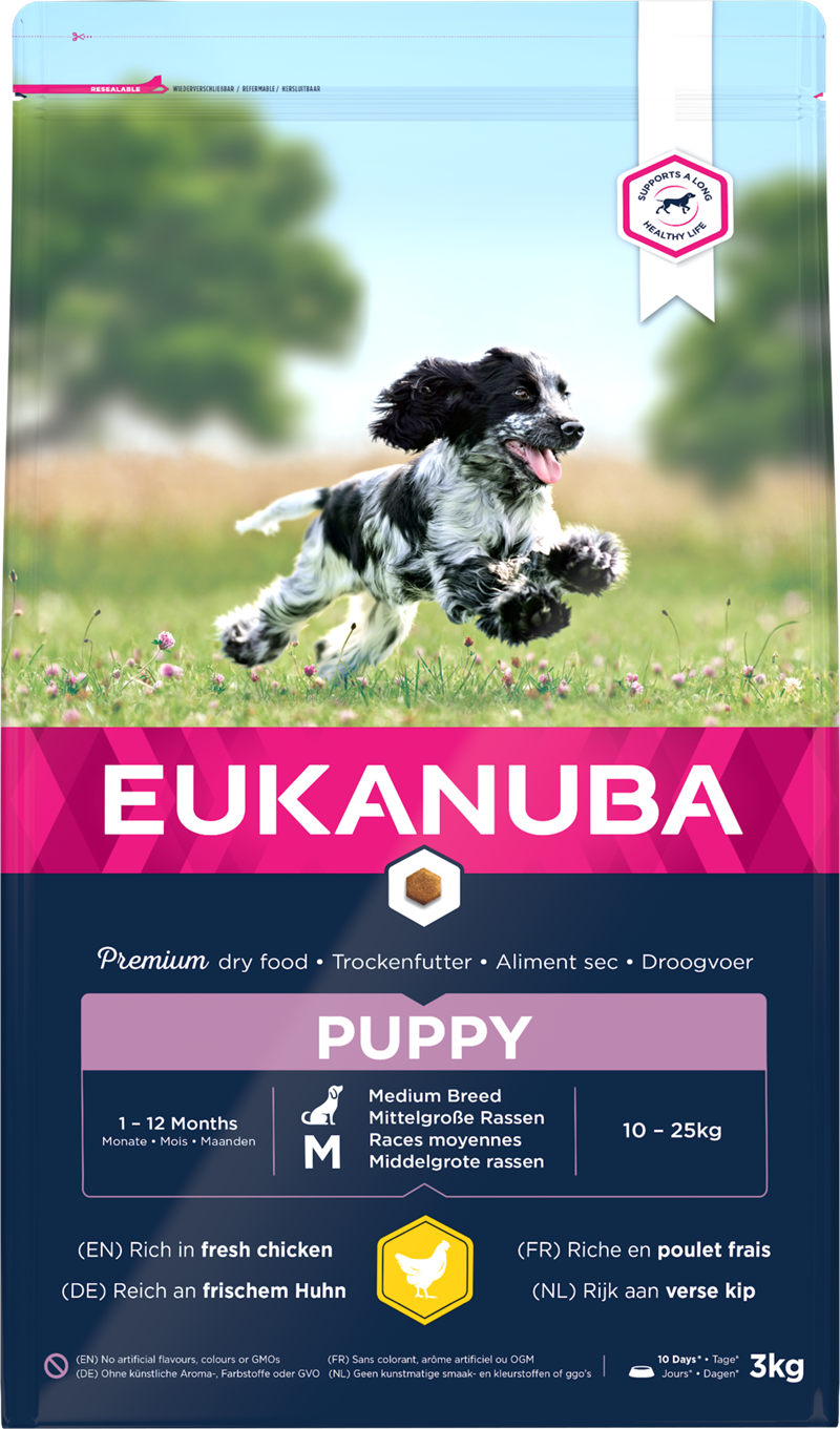 Eukanuba dog puppy medium 3kg
