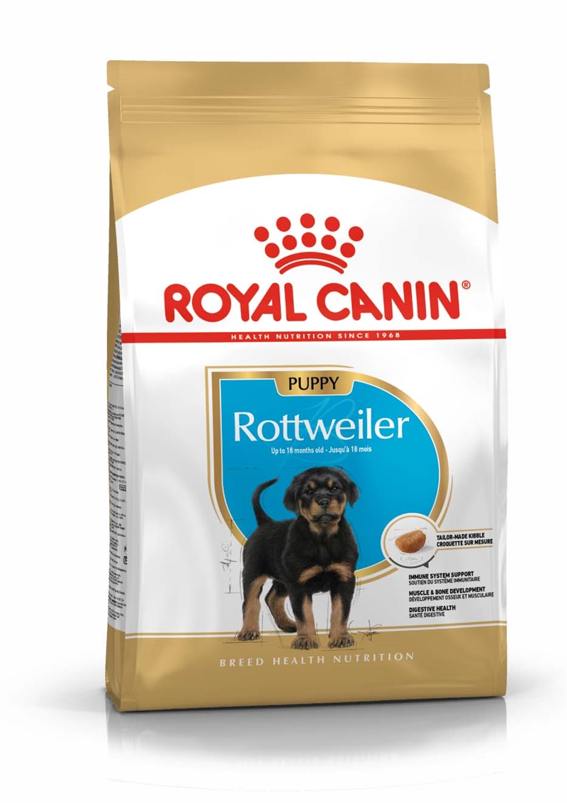 rottweiler hundfoder valp