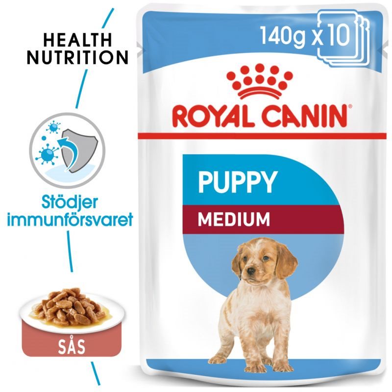 Royal Canin Medium Puppy wet 140gram