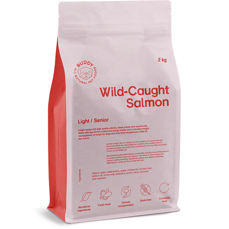 Buddy petfoods wild-caught salmon 12kg