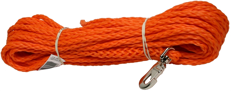 Spårlina nylon orange 8mm/15m