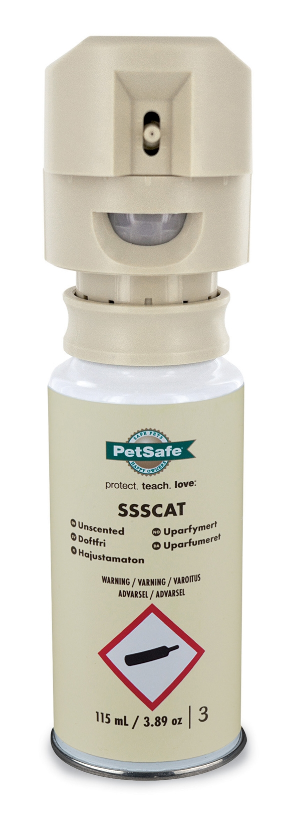 Petsafe Ssscat, sprayskrämma med rörelsesensor