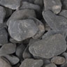 Akvariegrus svart, platta stenar 10kg