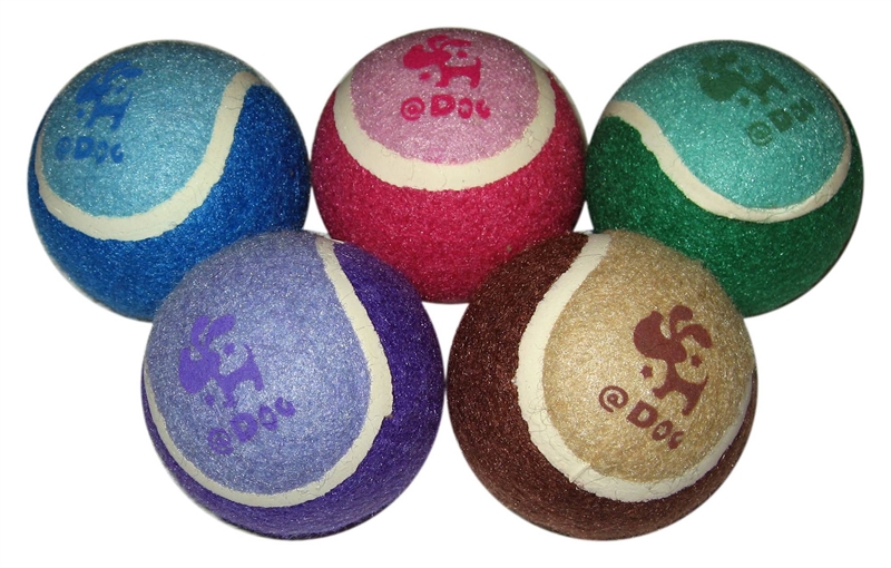 Tennisboll 6cm mixade färger