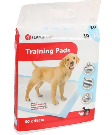 Puppy training pad M 60x45cm 10-p (valpunderlägg)