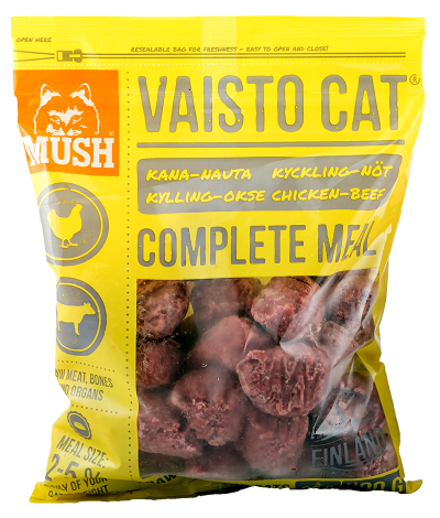 MUSH Vaisto Katt Gul 800g