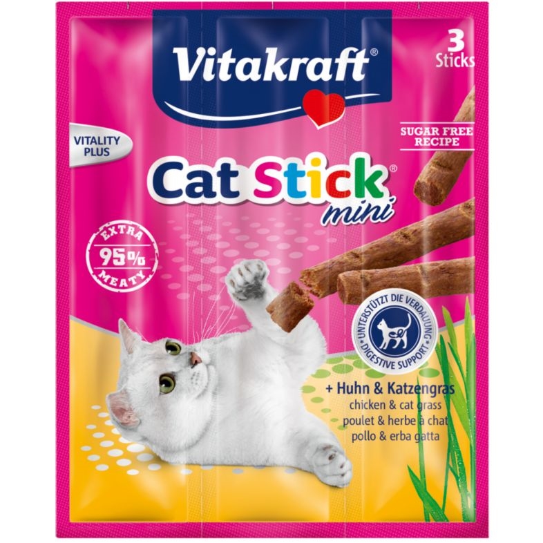Cat-sticks kyckling/kattgräs