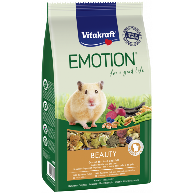 Vitakraft Emotion Beauty Hamster 600g
