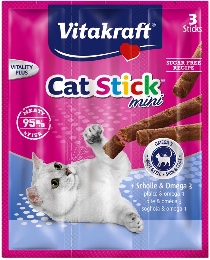 Cat-sticks rödspätta/Omega 3