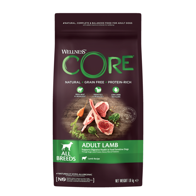 Core dog adult all breed lamm 1,8kg