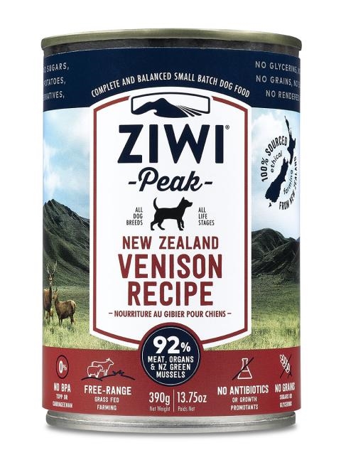 Ziwi Peak Dog hjort 390g våtfoder