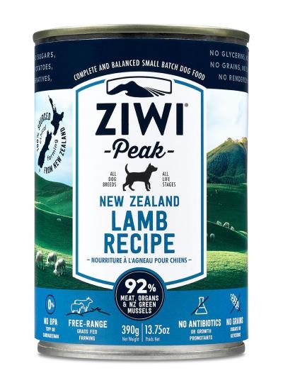 Ziwi Peak Dog lamm 390g våtfoder