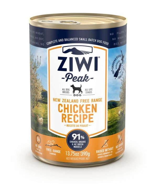 Ziwi peak dog chicken 390g våtfoder