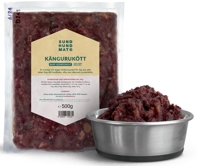Sund Hundmat Kängurukött 500g