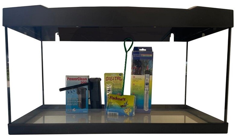 Akvarium 57L Startpaket LED-belysning