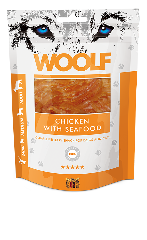 Woolf Chicken/Seafood 100g