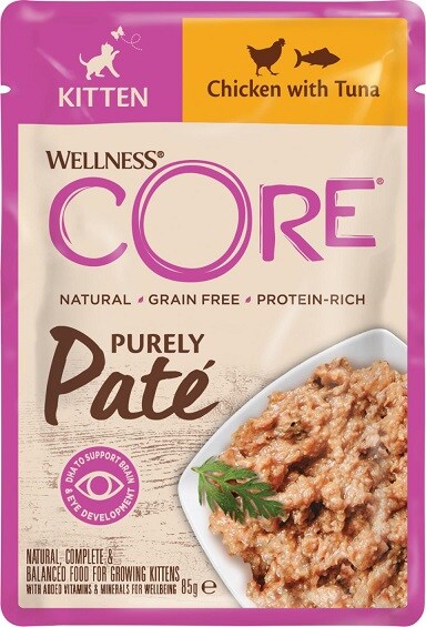 Core Purely Pate Kitten Chicken with Tuna 85g