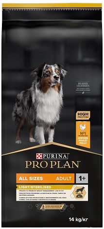 Pro Plan All Sizes Adult Light/Sterilised 14kg