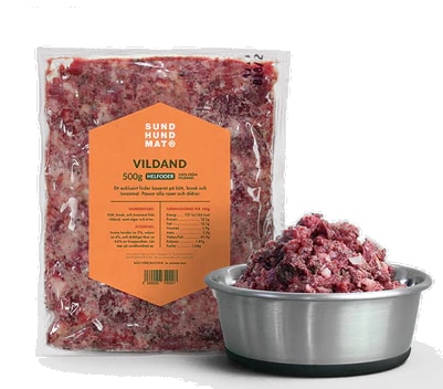 Sund Hundmat Vildand 500g