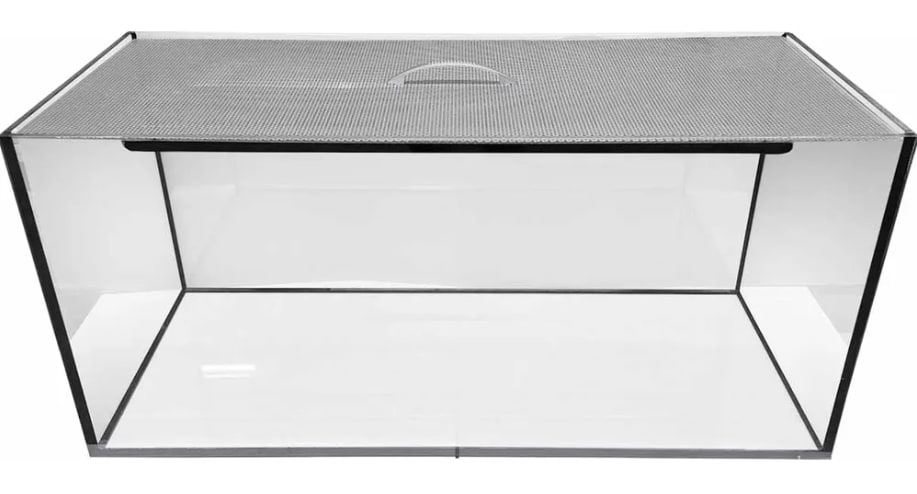Smådjursterrarium 167L m lock 95x40x44cm