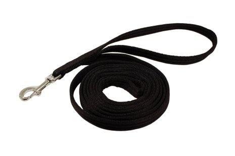 Valkkoppel svart med extra handtag(väktarkoppel) 2 meter, 25mm