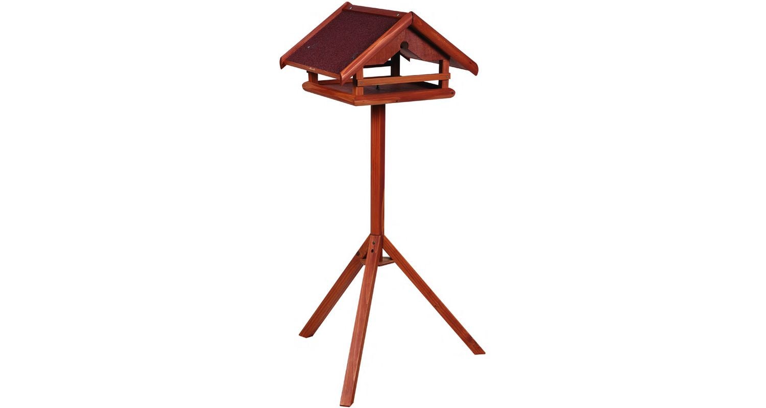 Viltfågelbord, öppet, med benställning