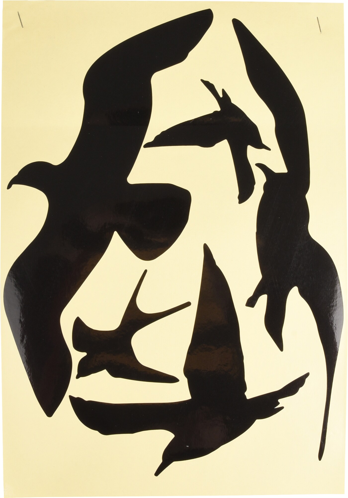 Fågelsiluetter 5st/ark