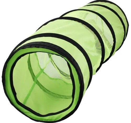 Kattunnel grön/svart 90cm - 2