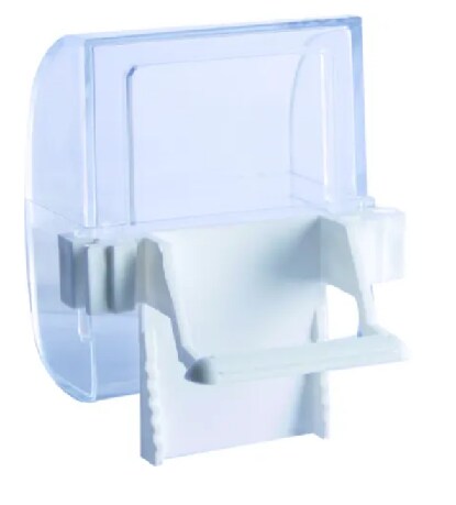 Plastskål till fågelbur