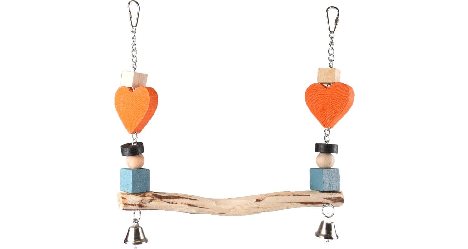 Fågelleksak kärleksgunga 32cm
