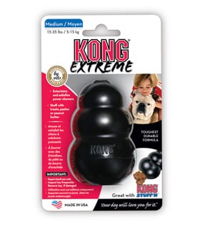 Kong Extreme Svart, 5 storlekar