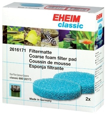 Eheim Filtermattor Classic 600 2-p Blå