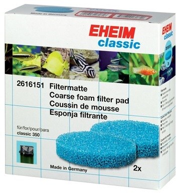 Eheim Filtermattor Classic 350 2-p Blå