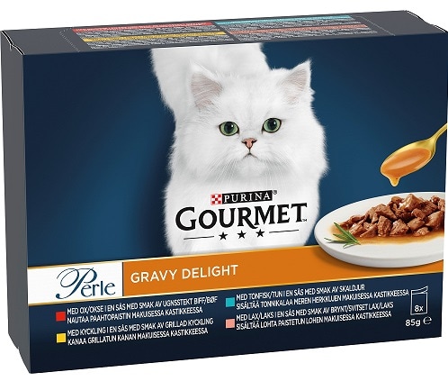 Gourmet Perle Gravy Delight 8x85g