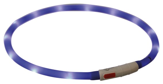 Flash light ring blå USB silicon xs-xl 70cm - 2