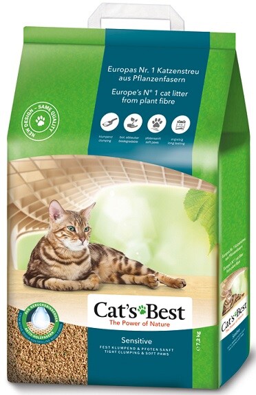 Cat´s Best Sensitive Green Power 20L/7,2kg
