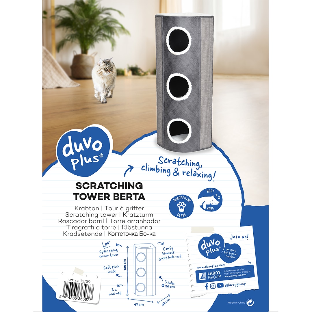 Klöstunna Berta Large 120cm grå - 2