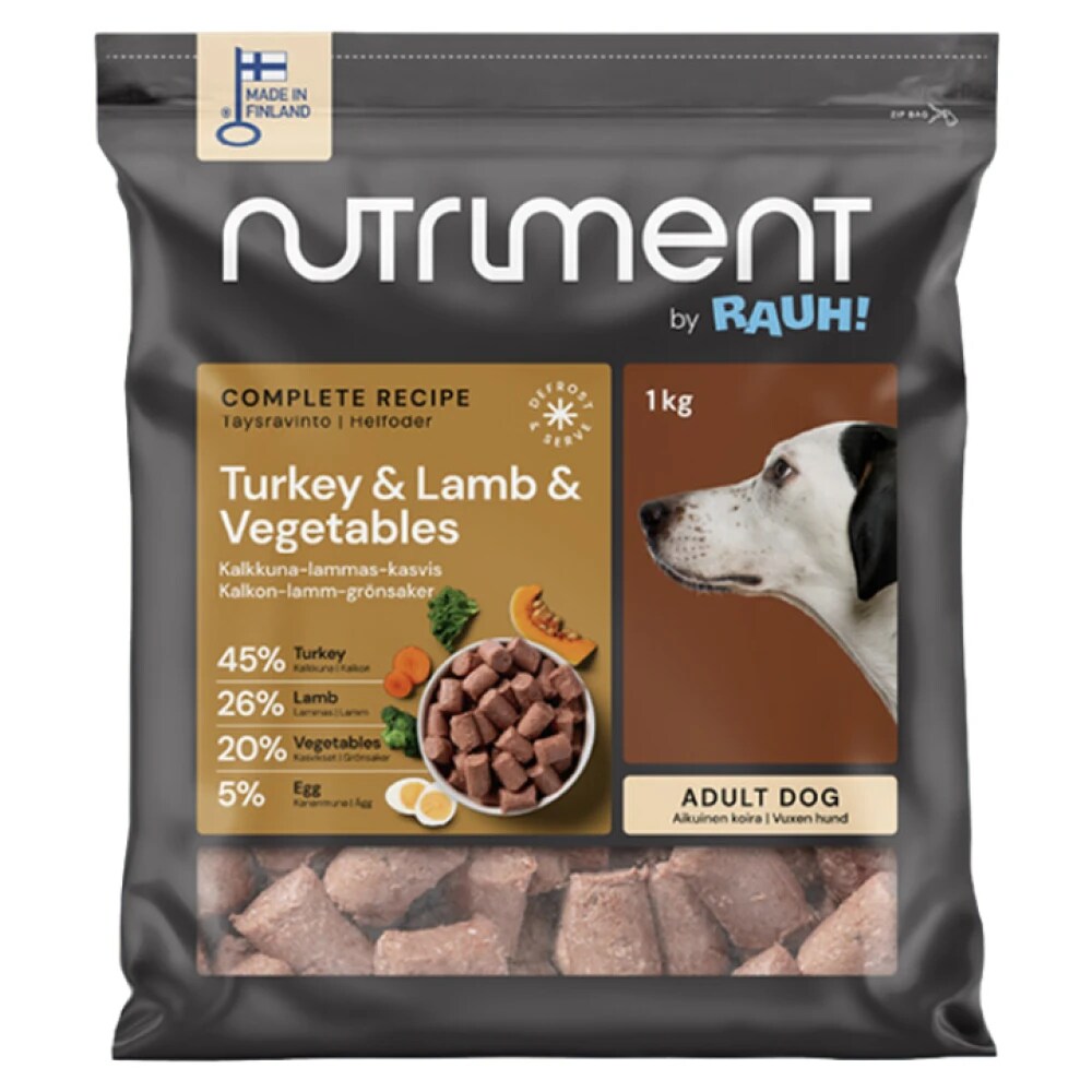 Nutriment Kalkon, Lamm & Grönsaker 1kg