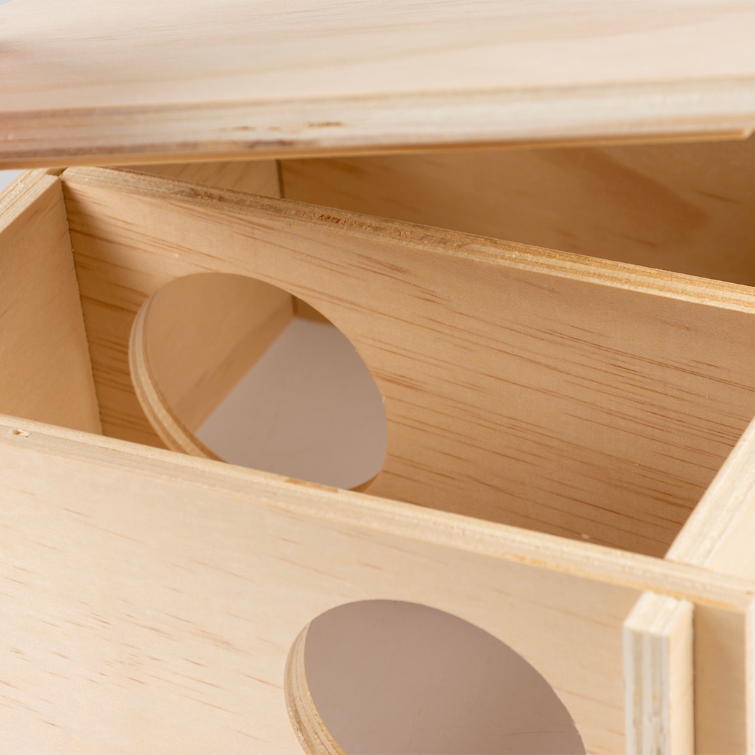 Hamsterhus 2-rum 20x20x10cm - 2