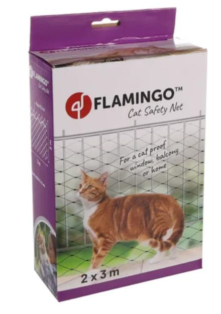 Balkongnät svart 2x3m